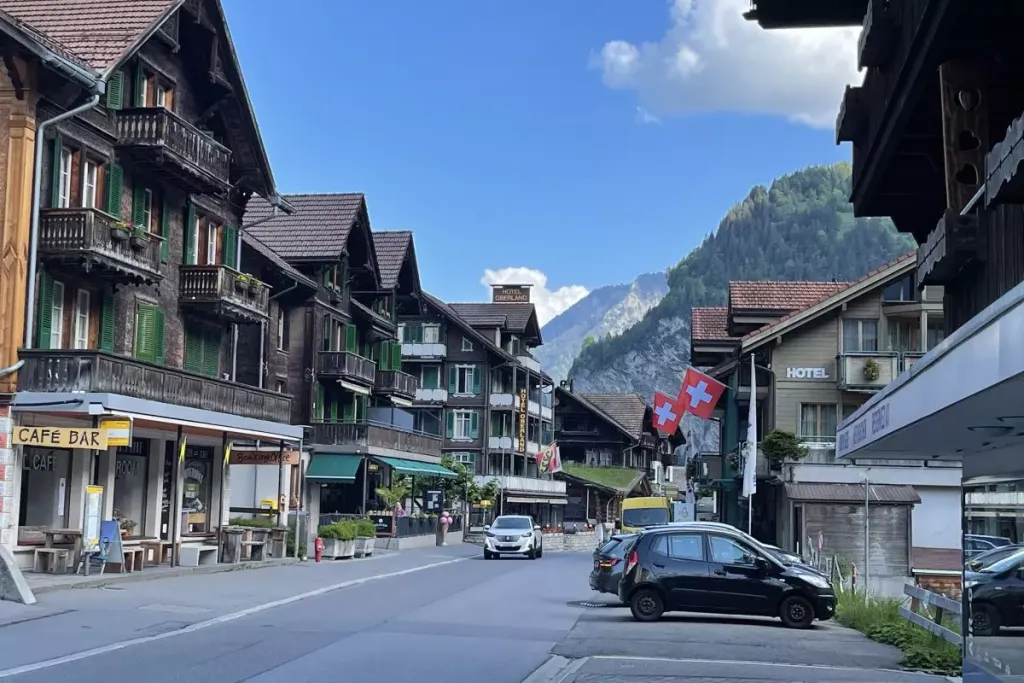 Lauterbrunnen Town Switzerland