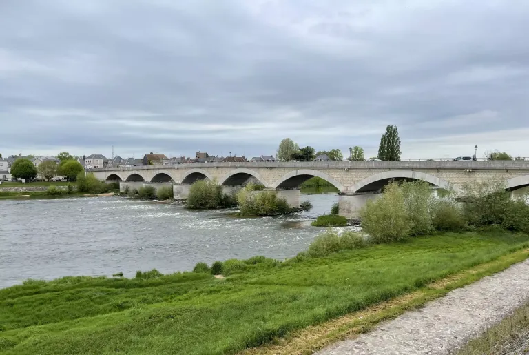 Loire River, Pont du Maréchal Leclerc, Loire Valley, France