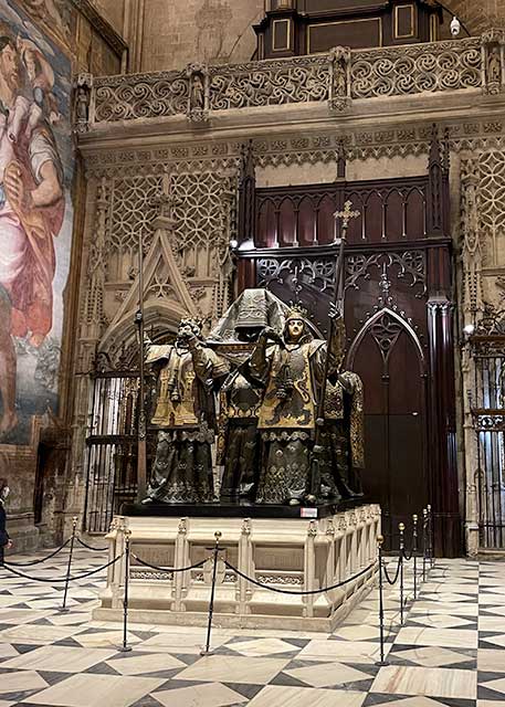 Tomb Of Christopher Columbus Catedral de Sevilla Spain
